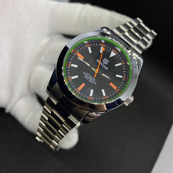 LAST STOCKS  Men's Automatic Mechanical 50M Waterproof Milgauss Design Watch - Picture 3 of 7